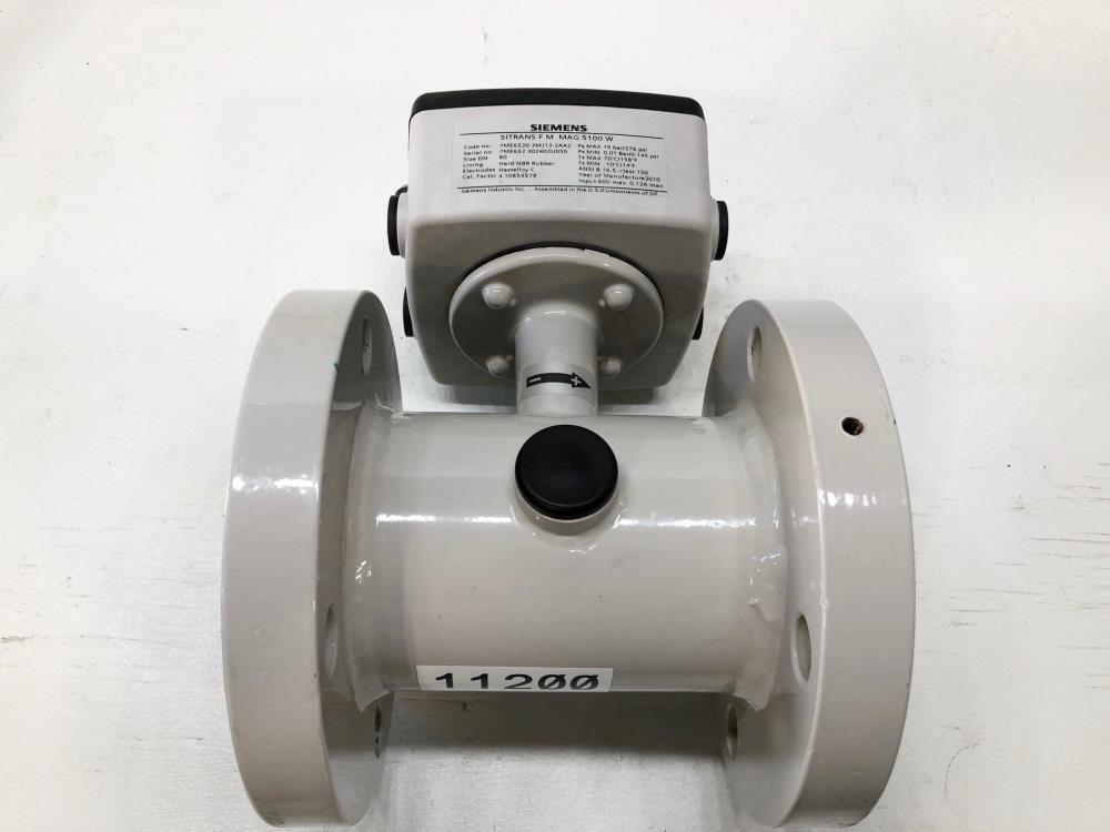 Siemens Sitrans FM MAG 5100 W Electromagnetic Flow Sensor 7ME6520-3MJ13-2AA2